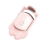 Heated Eyelash Curlers - Rechargeable Electric Eyelash Curler, Handheld Eyelash Heated Curler, 2 Heating Modes with Sensing Heating Silicone Pad, Quick Natural Curling Eye Lashes for Long Lasting
